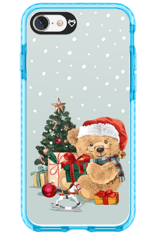 Merry Christmas Bear - Apple iPhone 8