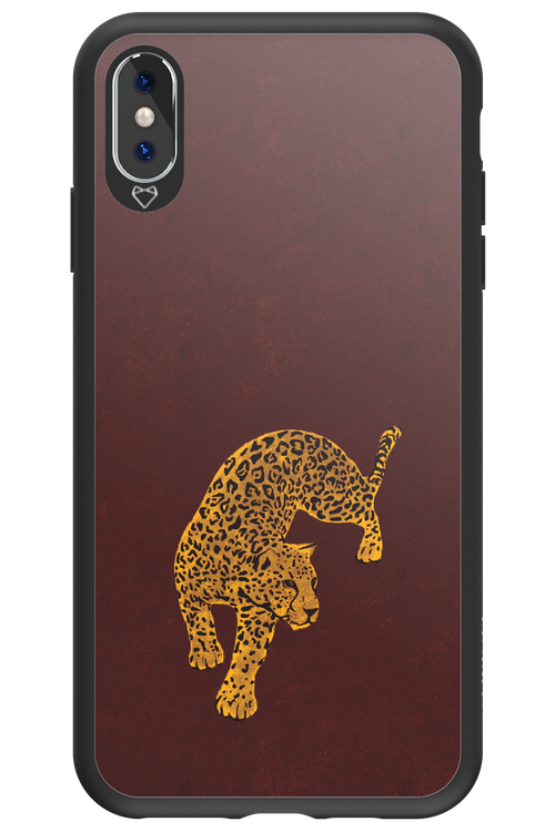 Burgundy Leopard - Apple iPhone XS Max