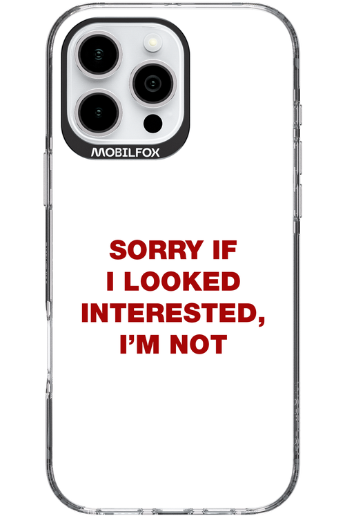 I'm not - Apple iPhone 16 Pro Max