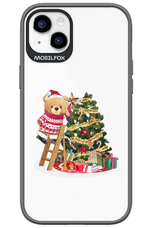 Christmas Bear (Transparent) - Apple iPhone 14 Plus