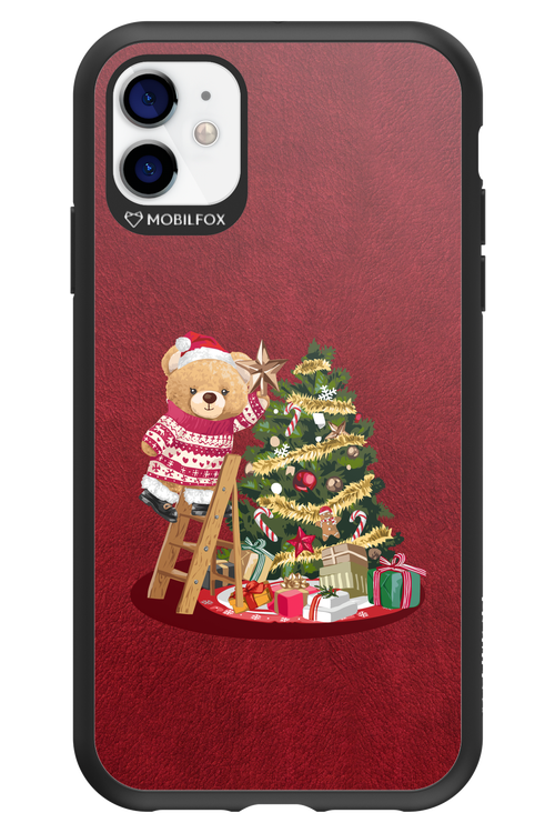 Christmas Bear (Burgundy) - Apple iPhone 11