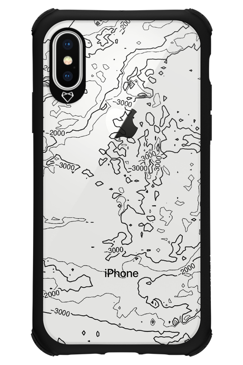 Contour Map - Apple iPhone X