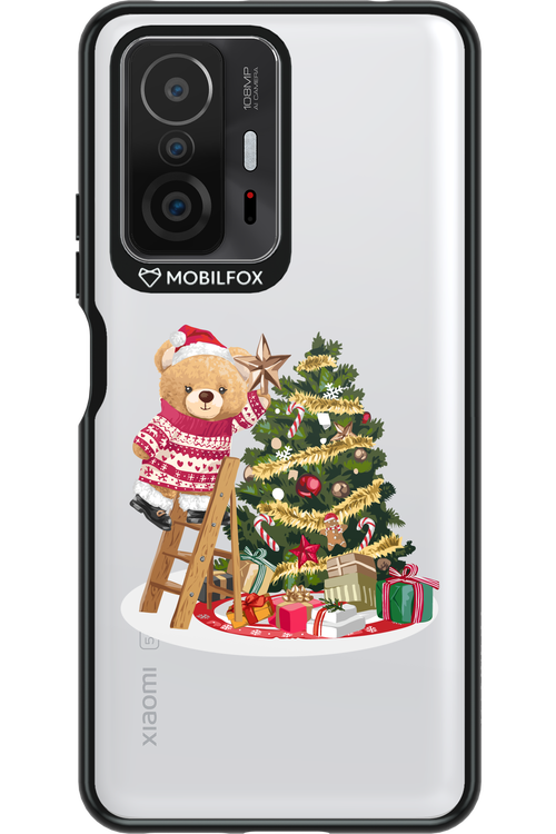 Christmas Bear (Transparent) - Xiaomi Mi 11T