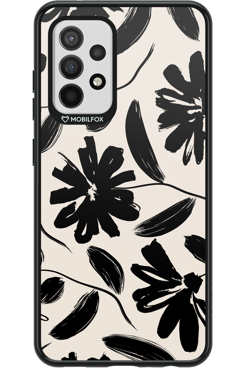 Monochrome Flowerss - Samsung Galaxy A52 / A52 5G / A52s