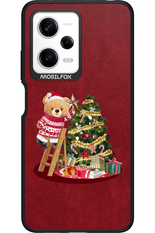 Christmas Bear (Burgundy) - Xiaomi Redmi Note 12 Pro 5G