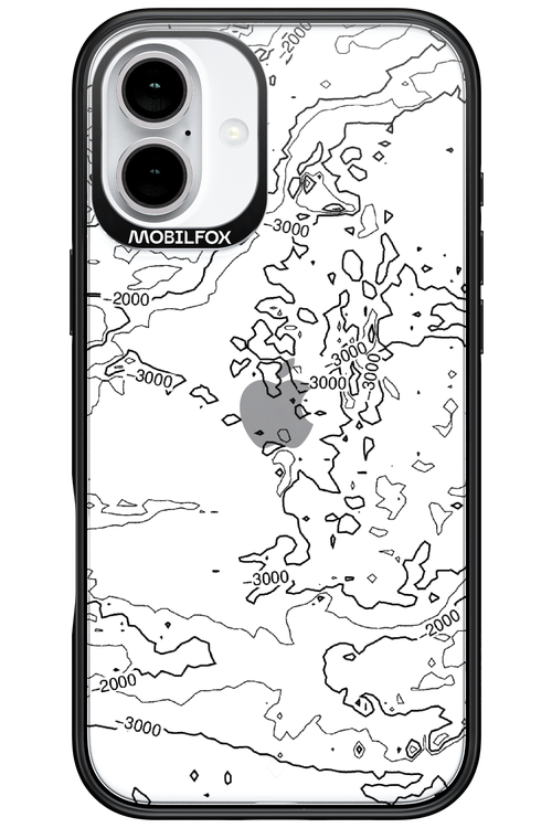 Contour Map - Apple iPhone 16 Plus
