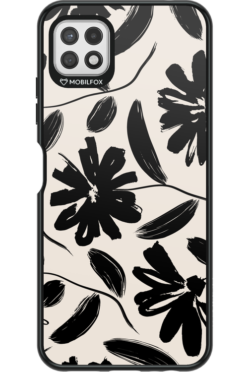 Monochrome Flowerss - Samsung Galaxy A22 5G