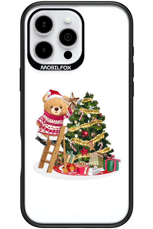 Christmas Bear (Transparent) - Apple iPhone 16 Pro Max