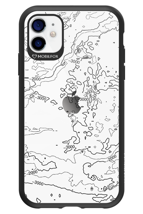 Contour Map - Apple iPhone 11