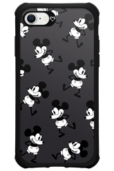 Iconic Mouse (antracite pattern) - Apple iPhone SE 2022