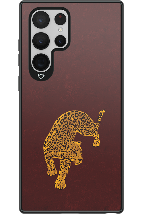 Burgundy Leopard - Samsung Galaxy S22 Ultra