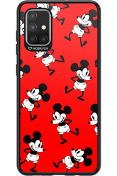Iconic Mouse (red pattern) - Samsung Galaxy A71