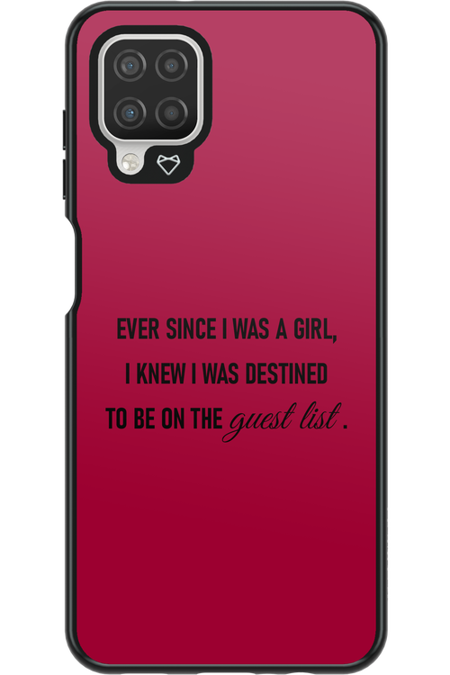 Guest List - Samsung Galaxy A12