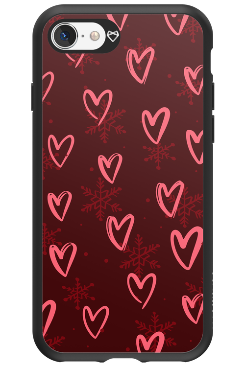 Christmas Hearts - Apple iPhone SE 2020
