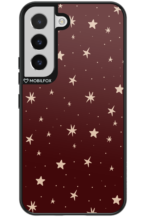 Burgundy Stars - Samsung Galaxy S22