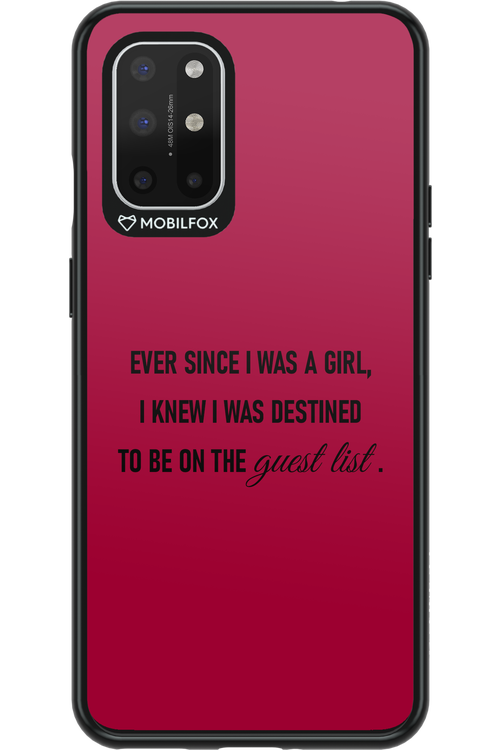 Guest List - OnePlus 8T