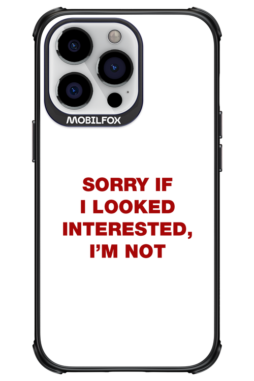 I'm not - Apple iPhone 13 Pro