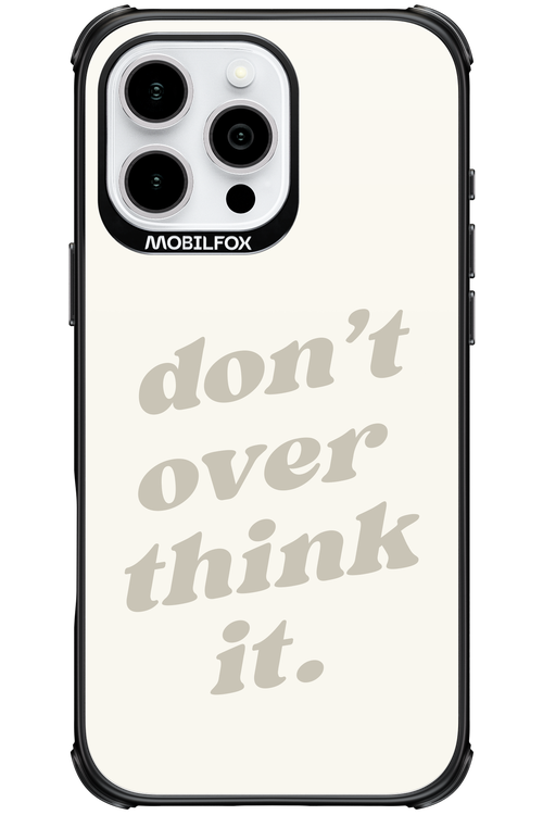 No OverThink - Apple iPhone 16 Pro Max