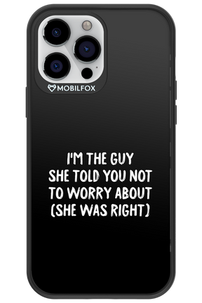 She was right - Apple iPhone 13 Pro Max