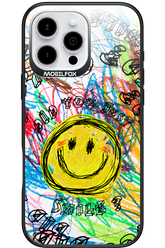 Crayon Smiley Colorful - Apple iPhone 16 Pro Max