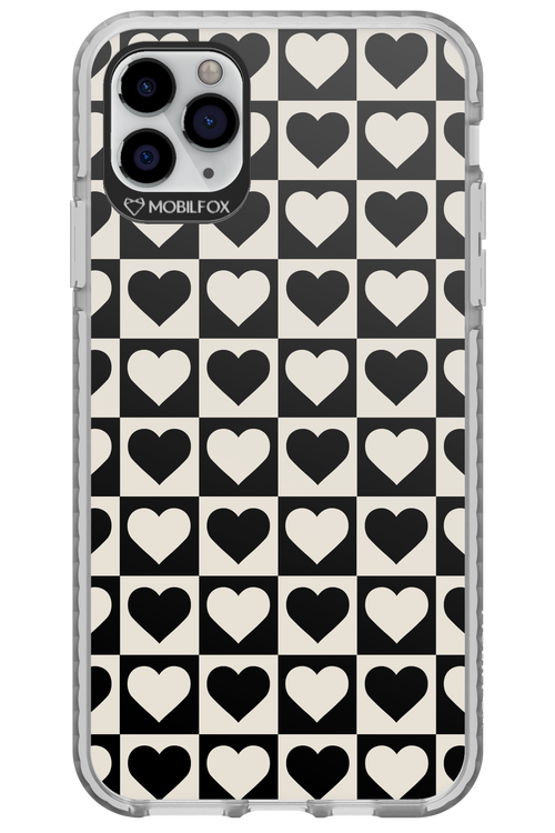 Checkered Heart - Apple iPhone 11 Pro Max