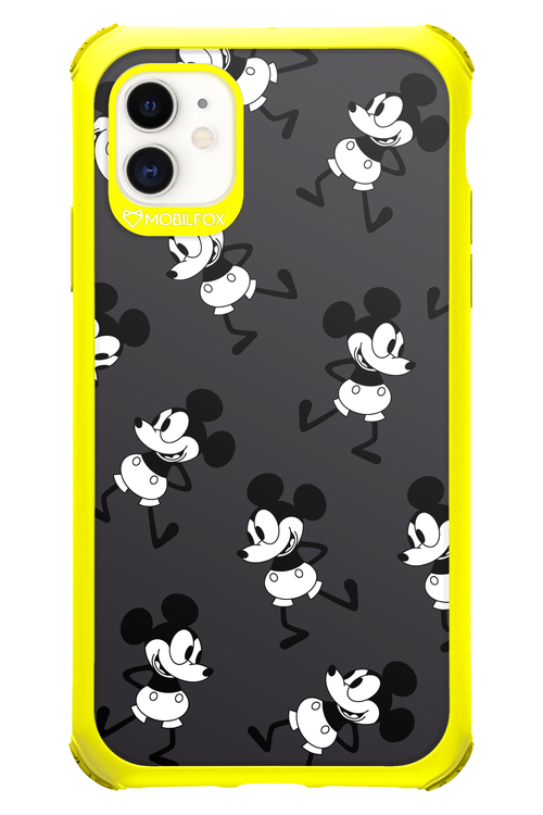 Iconic Mouse (antracite pattern) - Apple iPhone 11