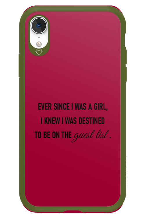 Guest List - Apple iPhone XR