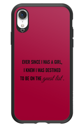 Guest List - Apple iPhone XR