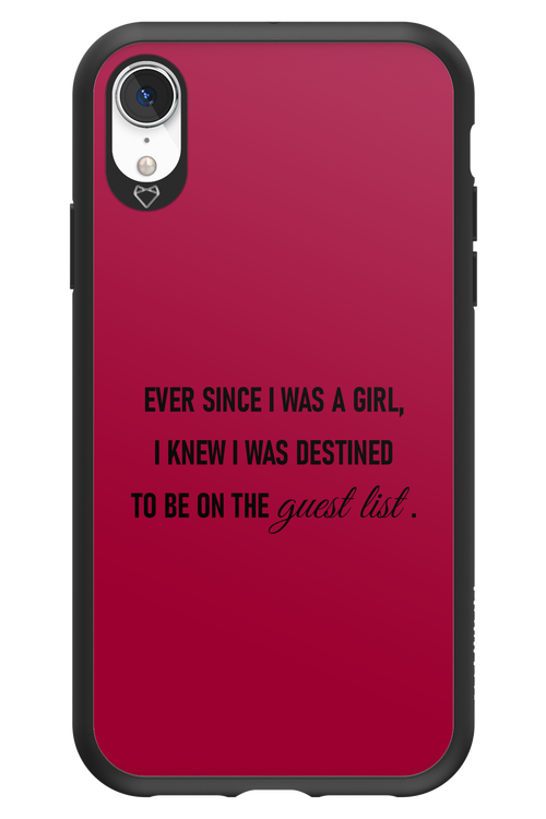 Guest List - Apple iPhone XR
