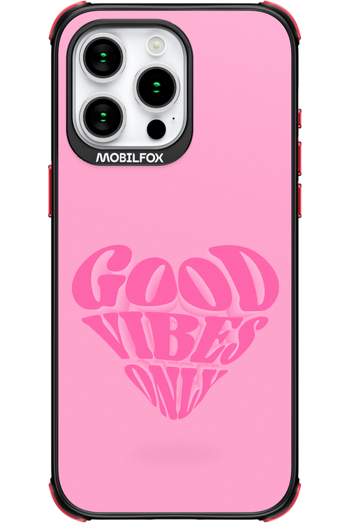 Good Vibes Heart - Apple iPhone 15 Pro Max