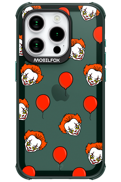 Mystery Clown (Transparent) - Apple iPhone 15 Pro