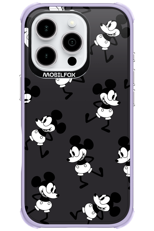 Iconic Mouse (antracite pattern) - Apple iPhone 16 Pro
