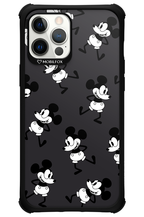 Iconic Mouse (antracite pattern) - Apple iPhone 12 Pro Max