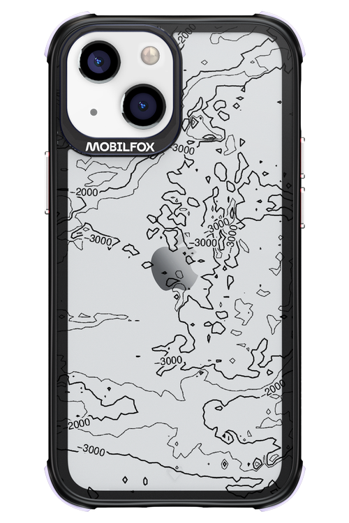 Contour Map - Apple iPhone 13 Mini