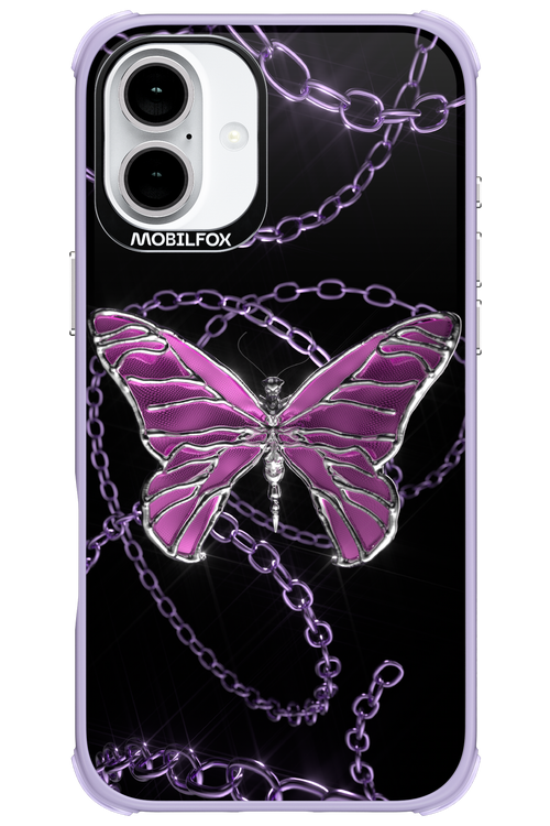 Butterfly Necklace - Apple iPhone 16 Plus