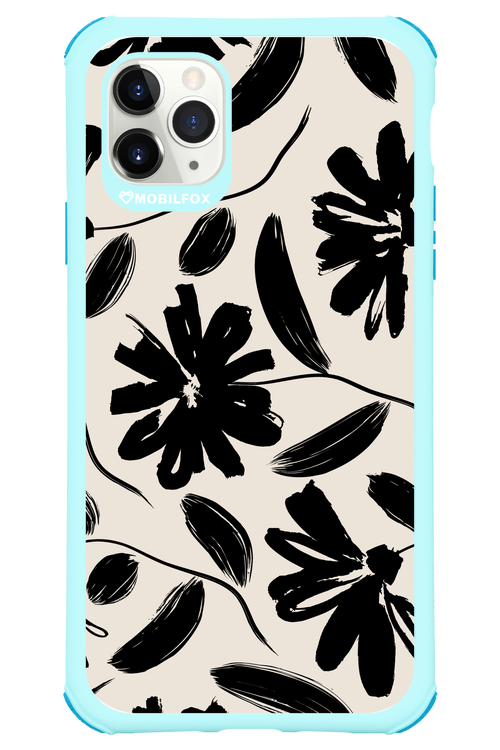 Monochrome Flowerss 2.0 - Apple iPhone 11 Pro Max