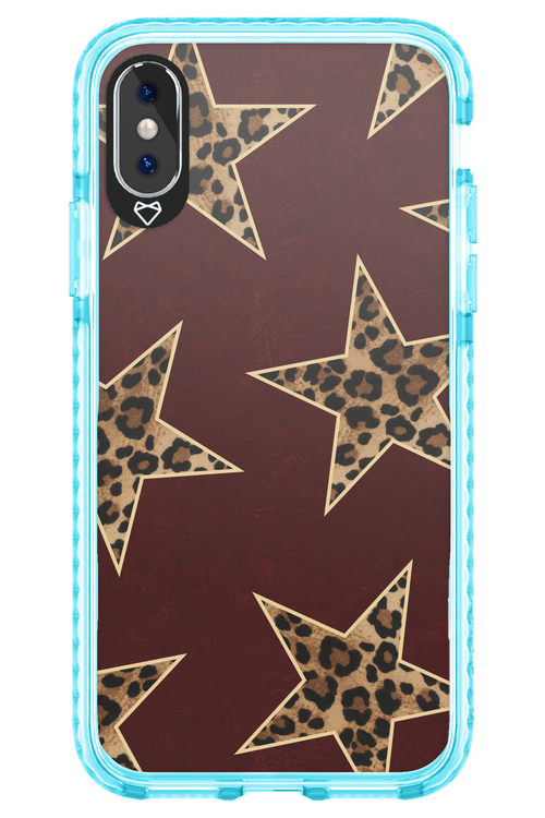 Wild Stars Burgundy - Apple iPhone XS