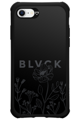 Black Flowers - Apple iPhone 8