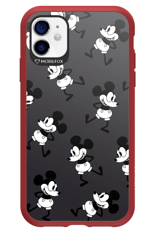Iconic Mouse (antracite pattern) - Apple iPhone 11