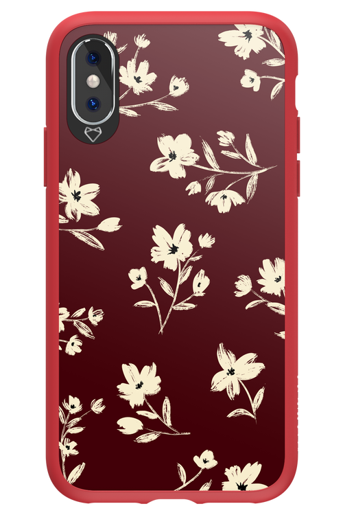 Bloom of Burgundy - Apple iPhone XS