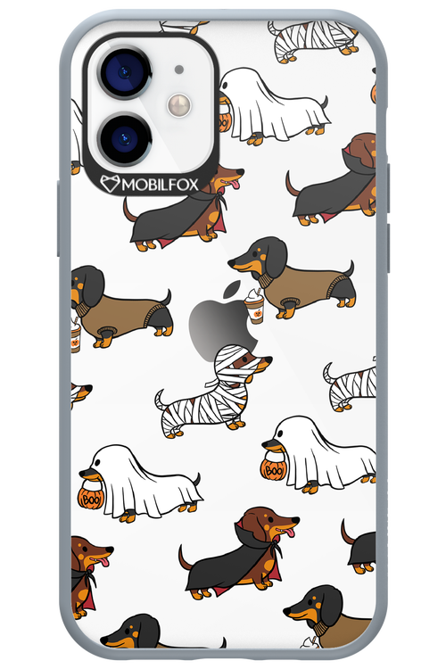 Scary Dachshund (Transparent) - Apple iPhone 12