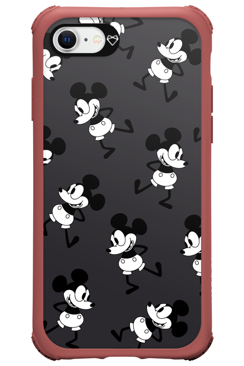 Iconic Mouse (antracite pattern) - Apple iPhone SE 2022
