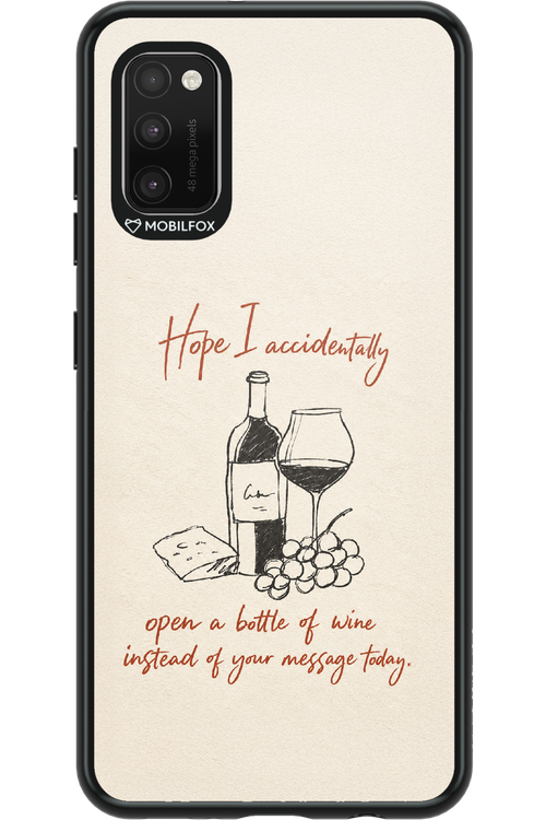 Bottle of wine 2.0 - Samsung Galaxy A41