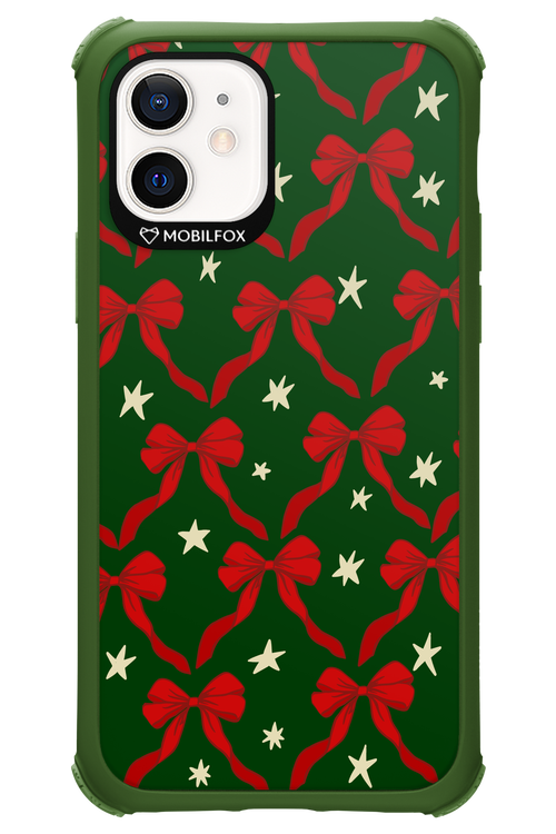 Bow & Stars (Green) - Apple iPhone 12