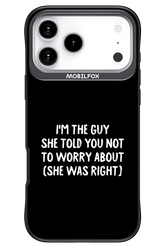 She was right 2.0 - Apple iPhone 17 Pro Max