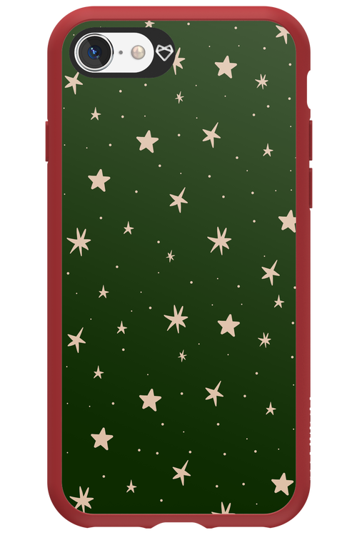 Forest Green Stars - Apple iPhone 8