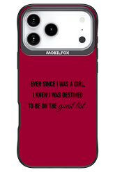 Guest List - Apple iPhone 17 Pro Max