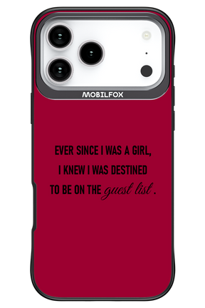 Guest List - Apple iPhone 17 Pro Max