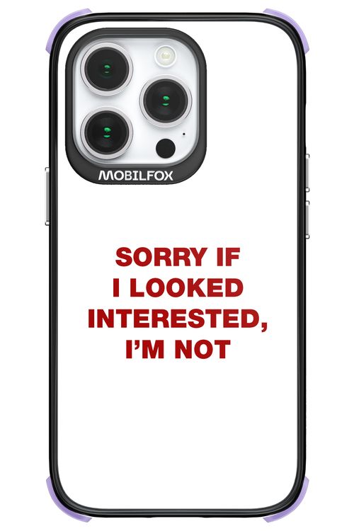 I'm not - Apple iPhone 14 Pro