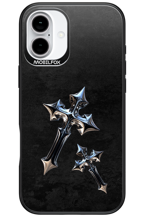 Chrome Crosses - Apple iPhone 16 Plus